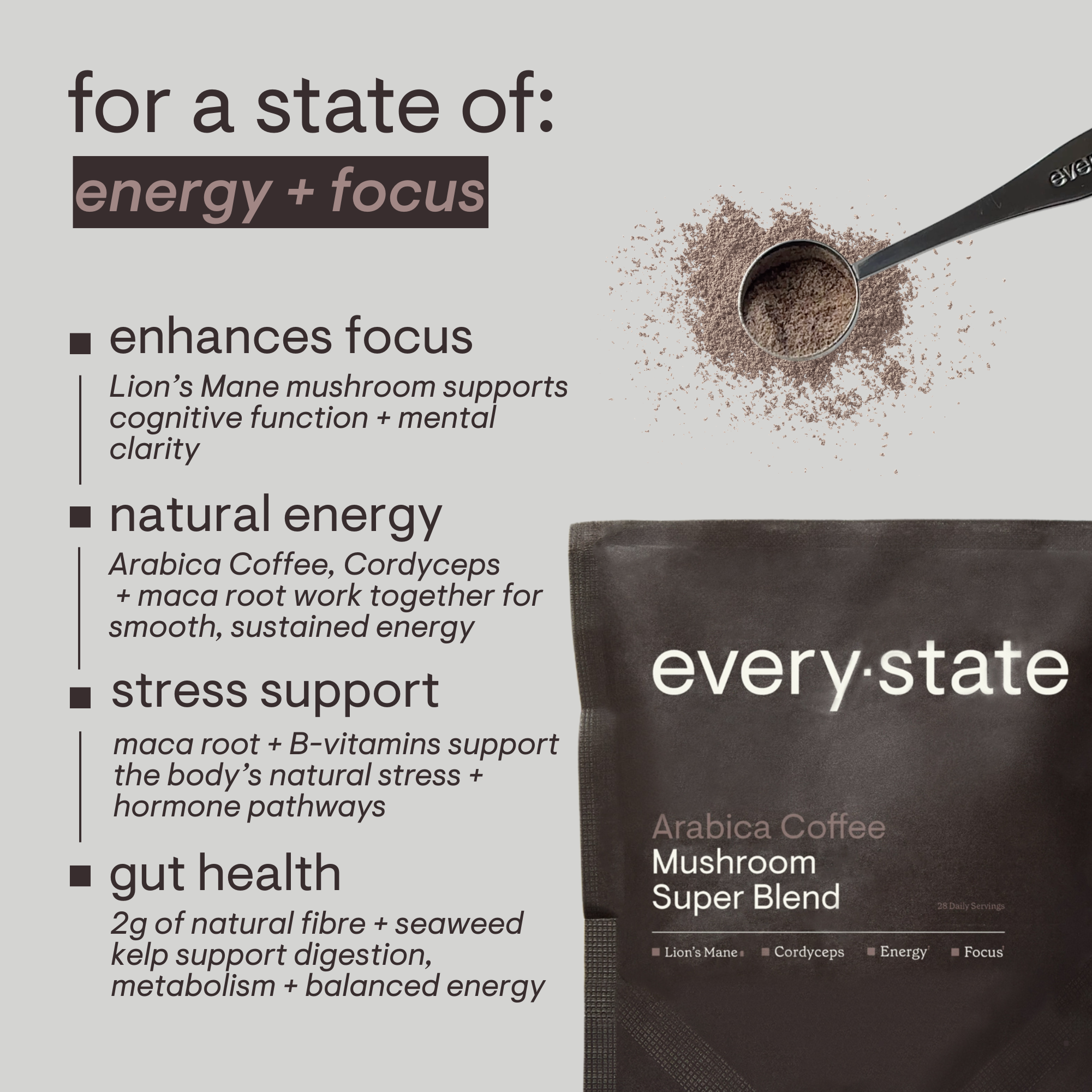 Arabica Coffee + Mushroom Super Blend