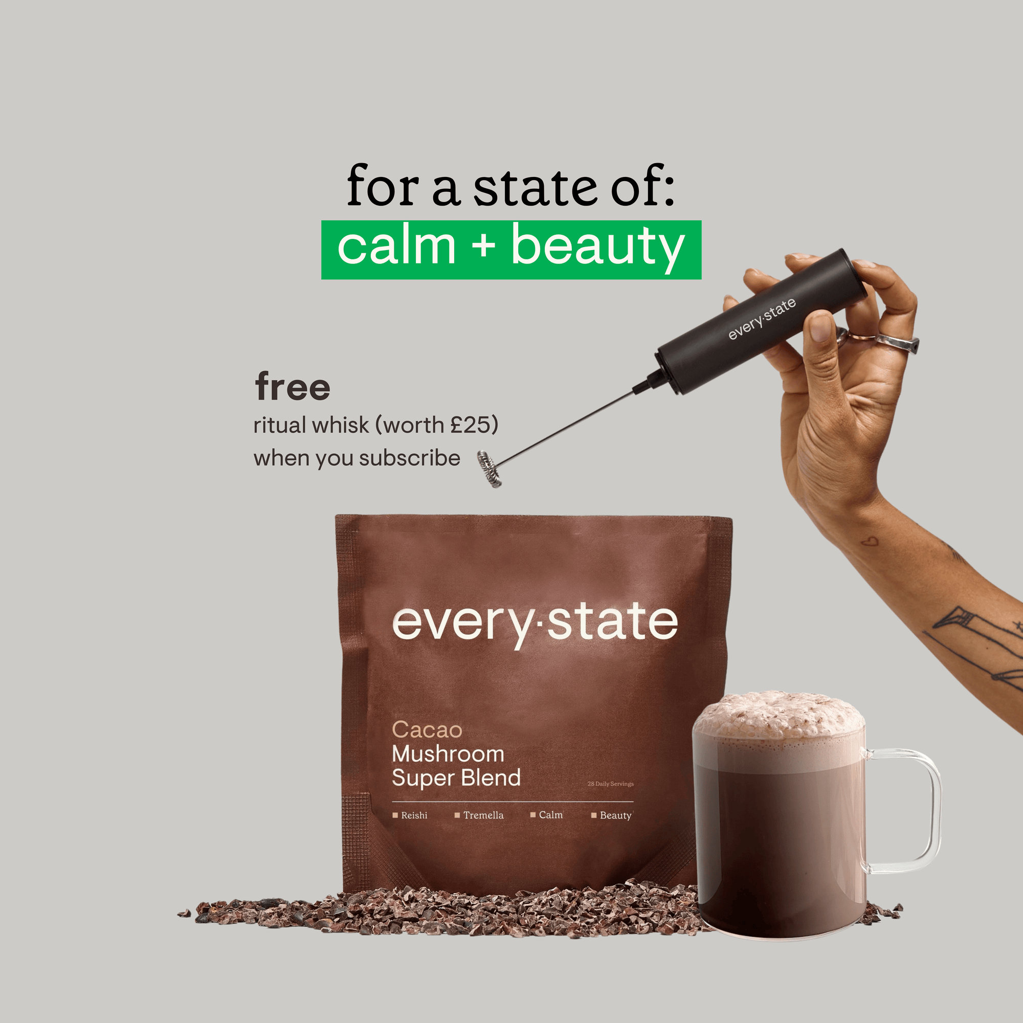 Cacao + Mushroom Super Blend