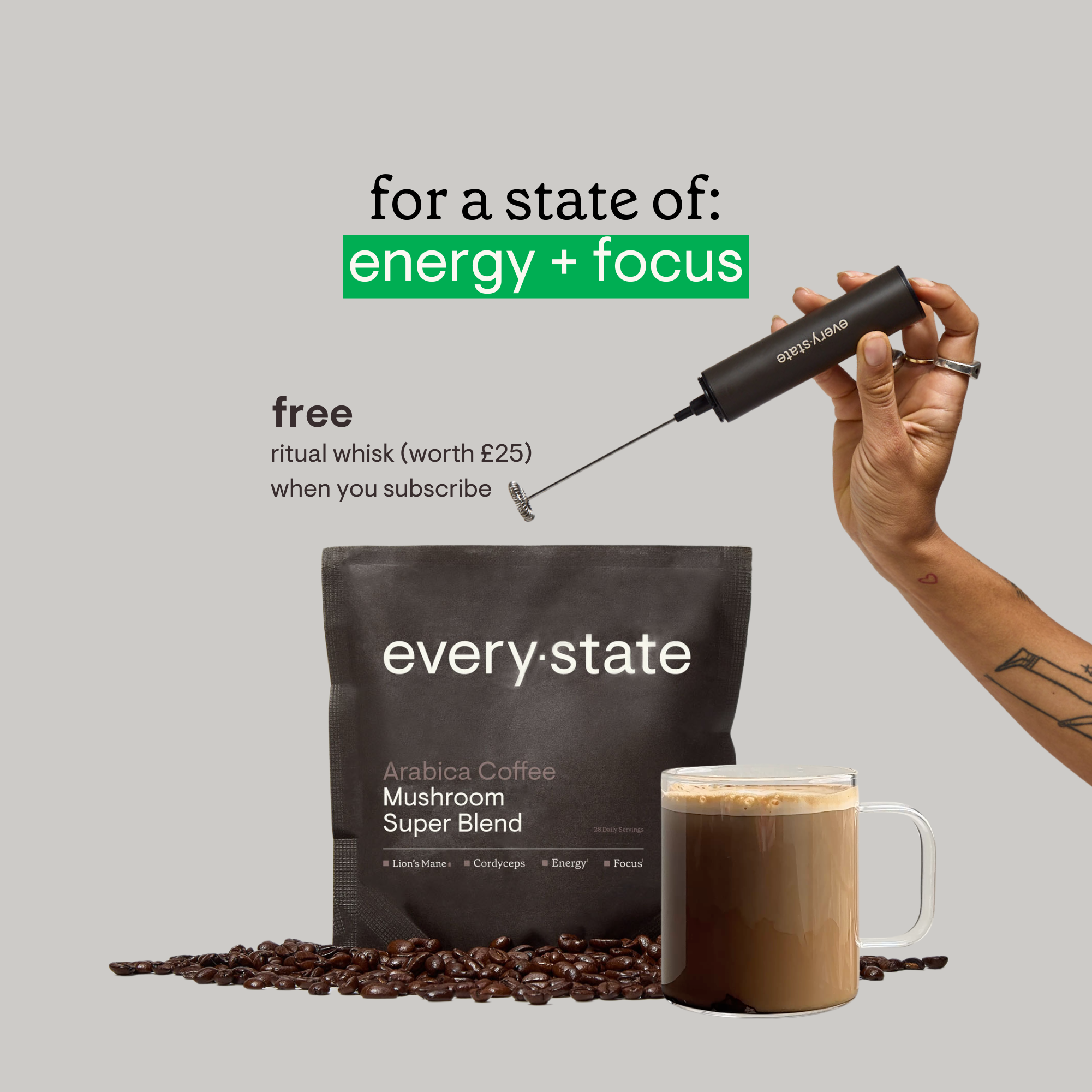 Arabica Coffee + Mushroom Super Blend