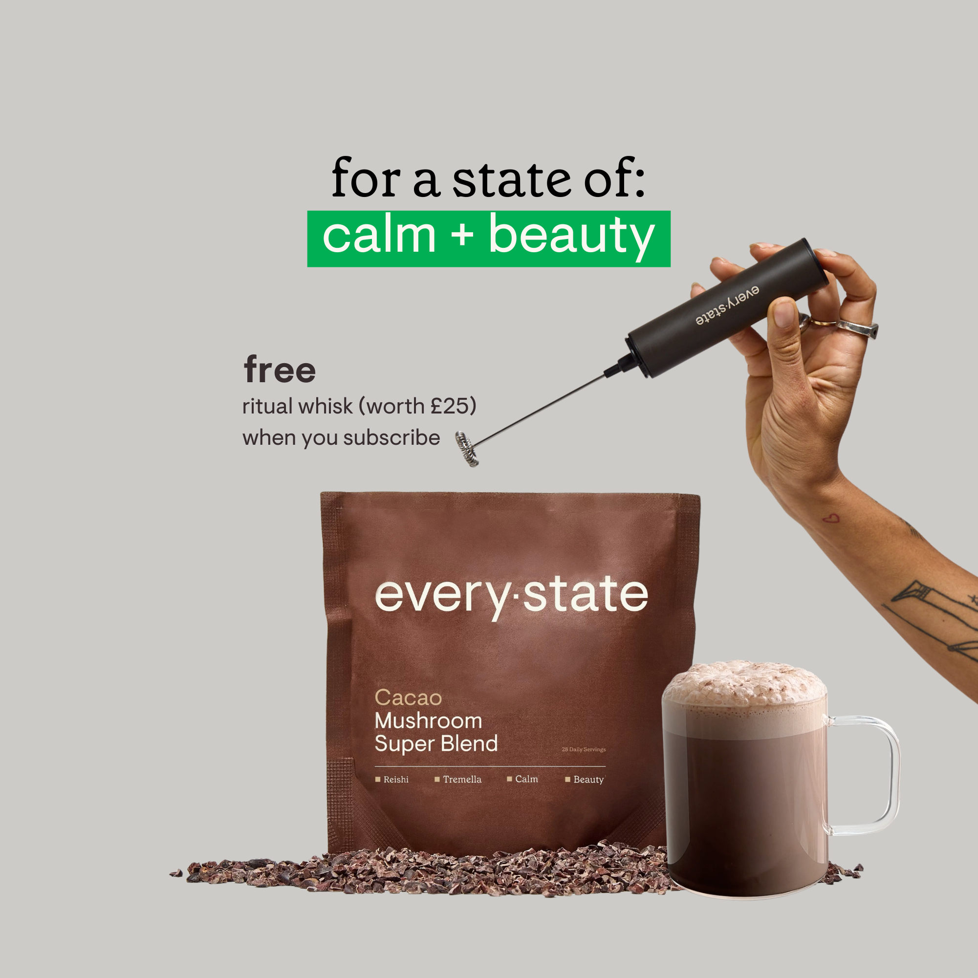 Cacao + Mushroom Super Blend